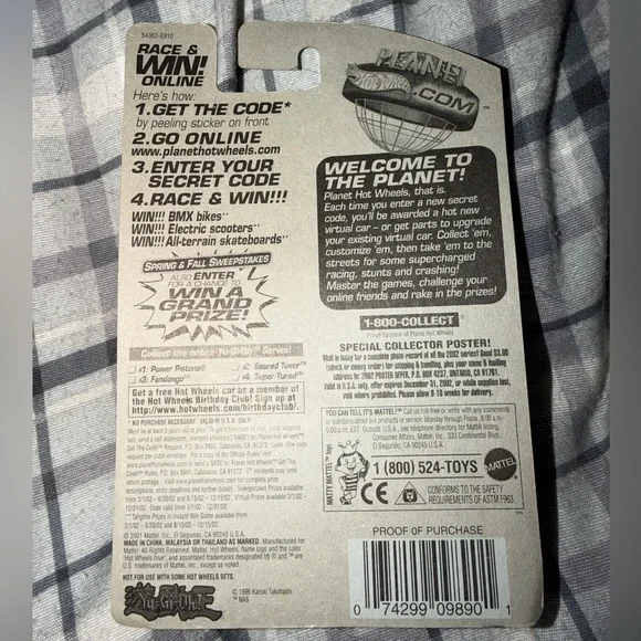 2002 Hot Wheels Yu-Gi-Oh! Full Set, 4 of 4 - Picture 3 of 9